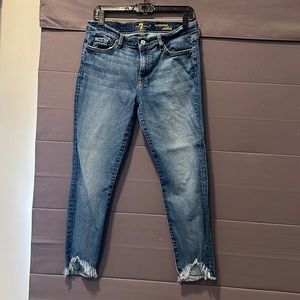 7FAM Roxanne ankle - frayed hem, super cute!